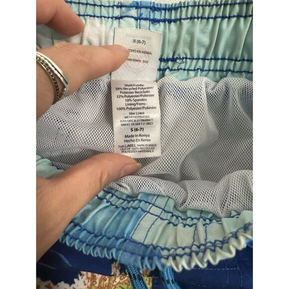 Wonder Nation Boys Shark Swim Trunks Size 6-7 Read - Picture 5 of 8